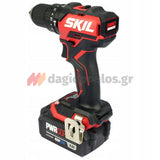 Skil 3075 CA - 3231 CA 20V Max ΣΕΤ Brushless Κρουστικό Δραπανοκατσάβιδο - Παλμικό Κατσαβίδι 20V Li-Ion 2 Μπατ.4.0Ah - Ταχυφορτιστής - Βαλίτσα