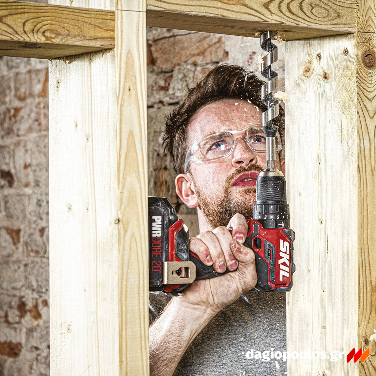 Skil 3085 CA 20V Max Brushless Κρουστικό Δραπανοκατσάβιδο Μπαταρίας 20V Li-Ion & 3111 AA Μπαταρία 4.0Ah Ταχυφορτιστής