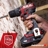 Skil 3085 CA 20V Max Brushless Κρουστικό Δραπανοκατσάβιδο Μπαταρίας 20V Li-Ion & 3111 AA Μπαταρία 4.0Ah Ταχυφορτιστής