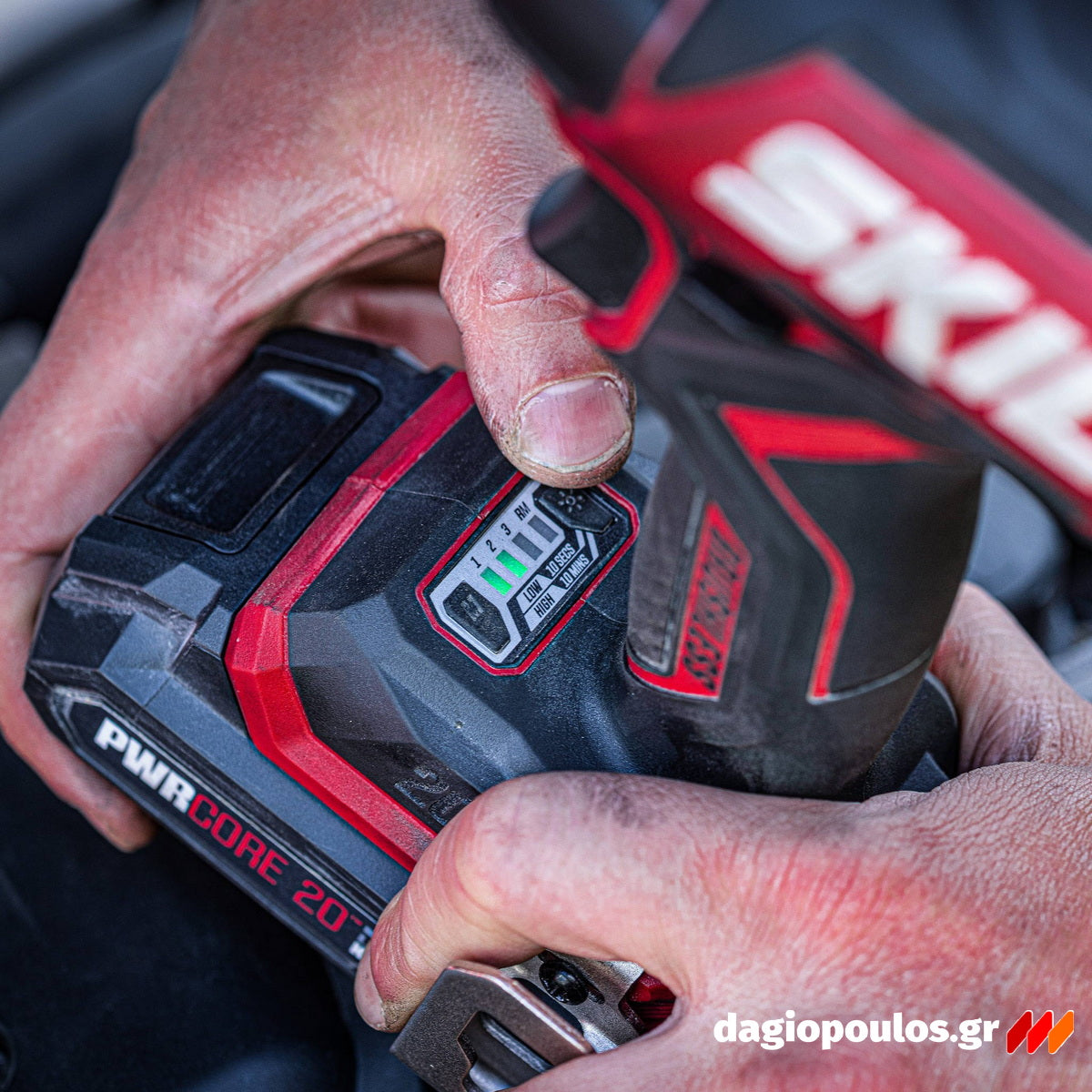 Skil 3085 CA 20V Max Brushless Κρουστικό Δραπανοκατσάβιδο Μπαταρίας 20V Li-Ion & 3111 AA Μπαταρία 4.0Ah Ταχυφορτιστής