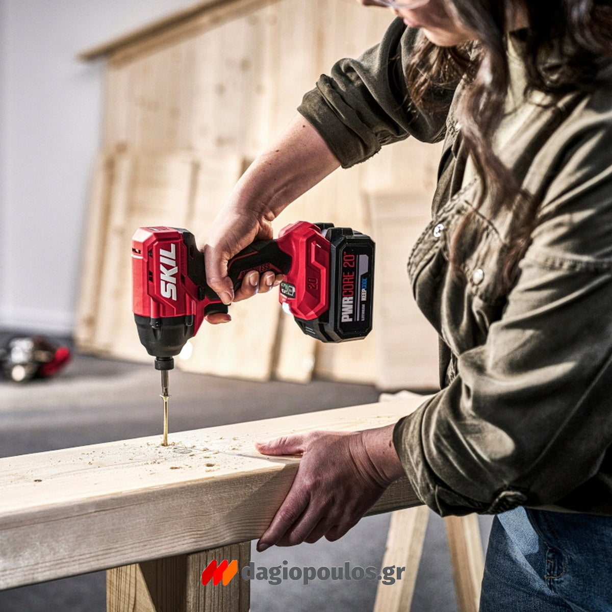 Skil 3211 CA 20V Max Brushless Παλμικό Κατσαβίδι Μπαταρίας 20V Li-Ion SOLO