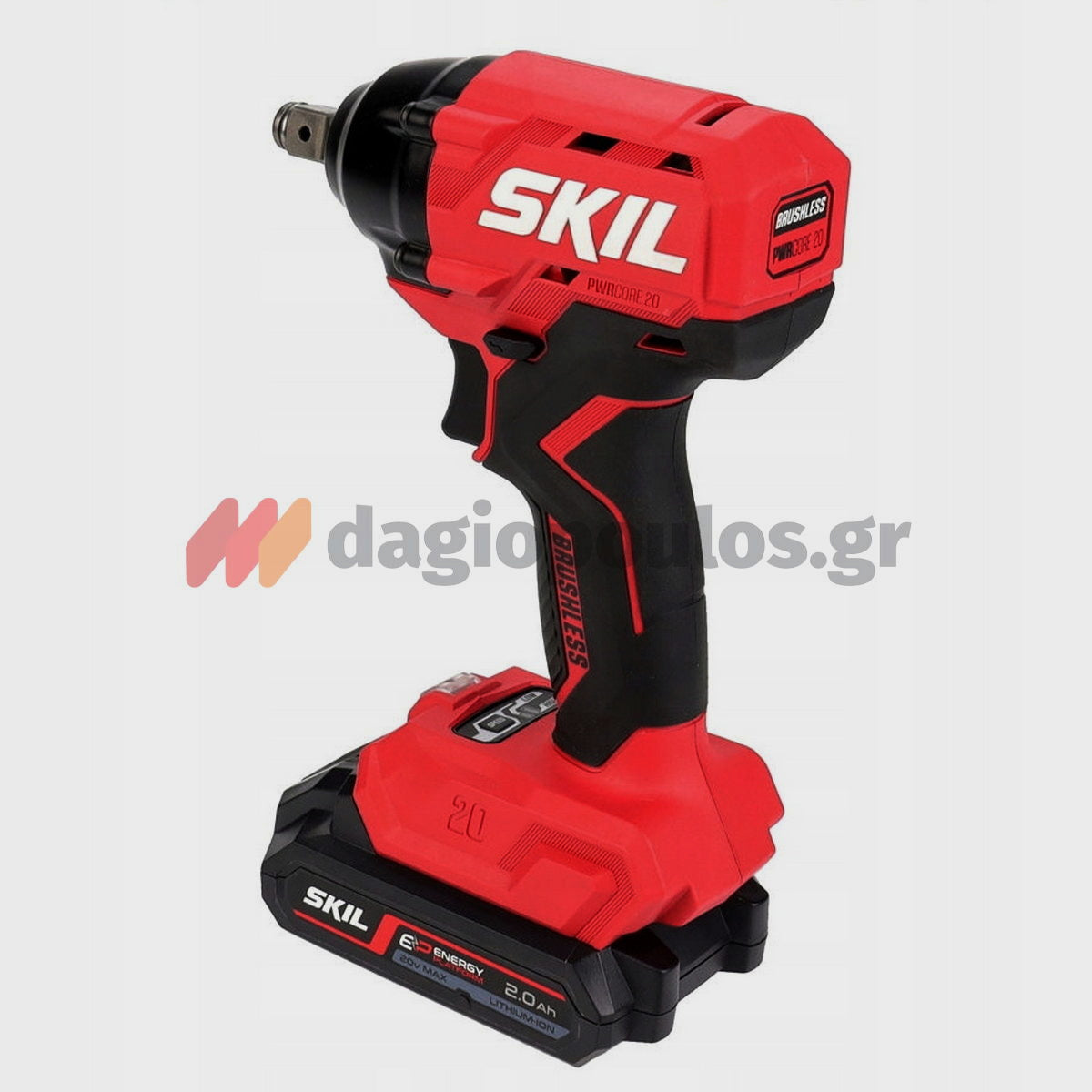 Skil 3241 CA 20V Max Brushless Μπουλονόκλειδο Μπαταρίας 1/2" 20V Li-Ion & 3116 AA Μπαταρία 2.0Ah - Φορτιστής