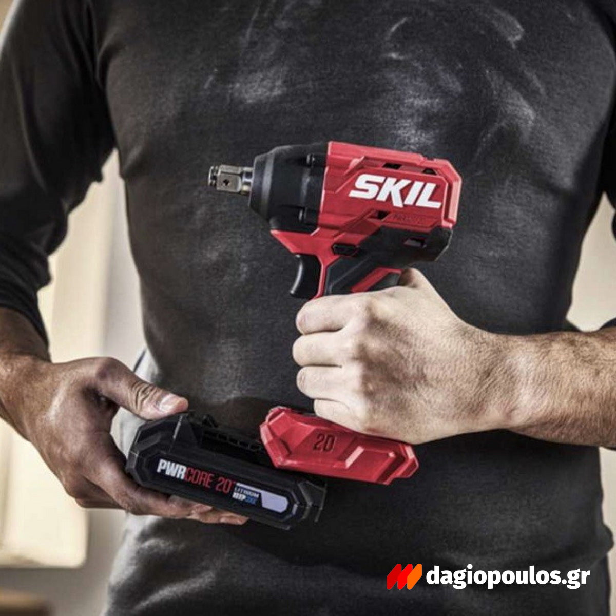 Skil 3241 CA 20V Max Brushless Μπουλονόκλειδο Μπαταρίας 1/2" 20V Li-Ion SOLO