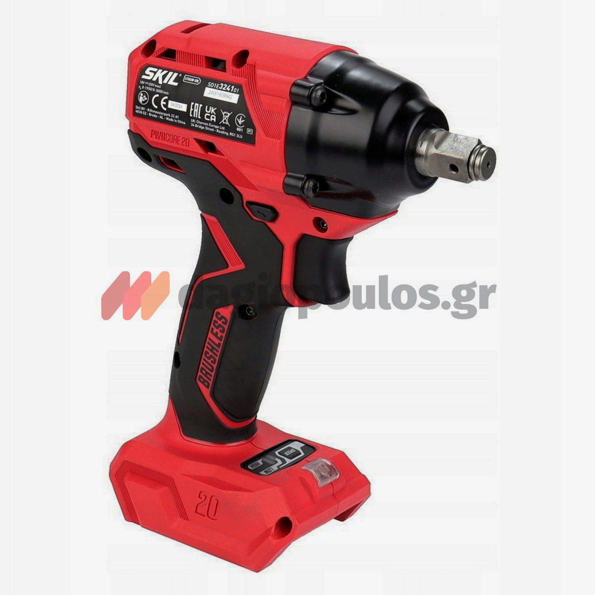 Skil 3241 CA 20V Max Brushless Μπουλονόκλειδο Μπαταρίας 1/2" 20V Li-Ion SOLO