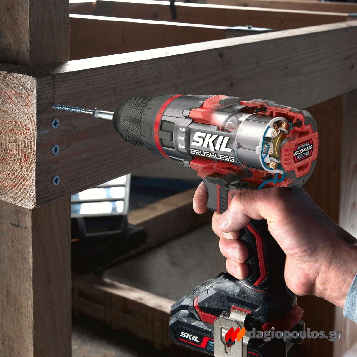 Skil 3285 JA 20V Max Brushless Μπουλονόκλειδο Μπαταρίας 18V Li-Ion 700Nm 1/2" SOLO