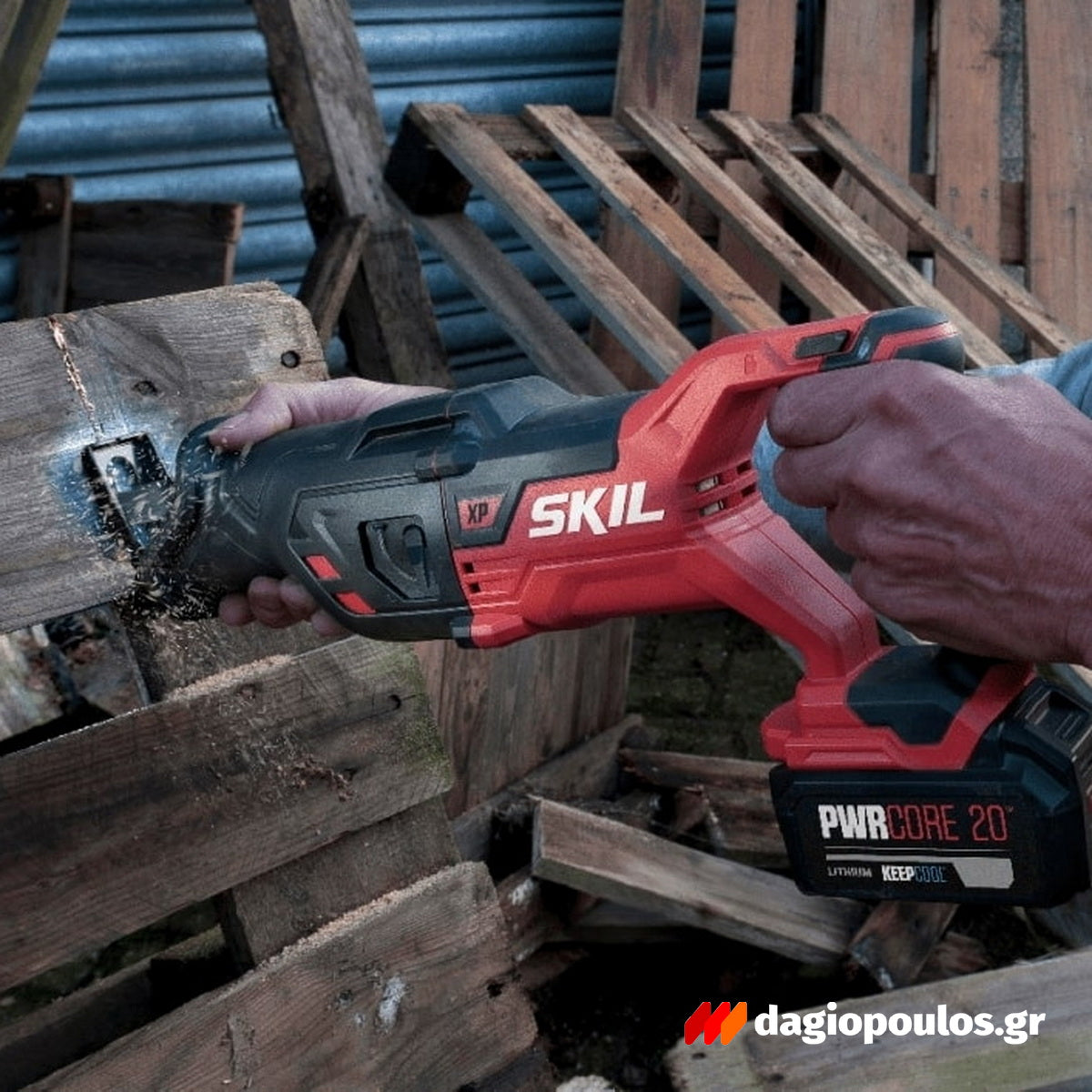 Skil 3471 CA 20V Max Brushless Σπαθοσέγα (Σεγάτσα) Μπαταρίας 18V Li-Ion Με Μπαταρία 4.0Ah