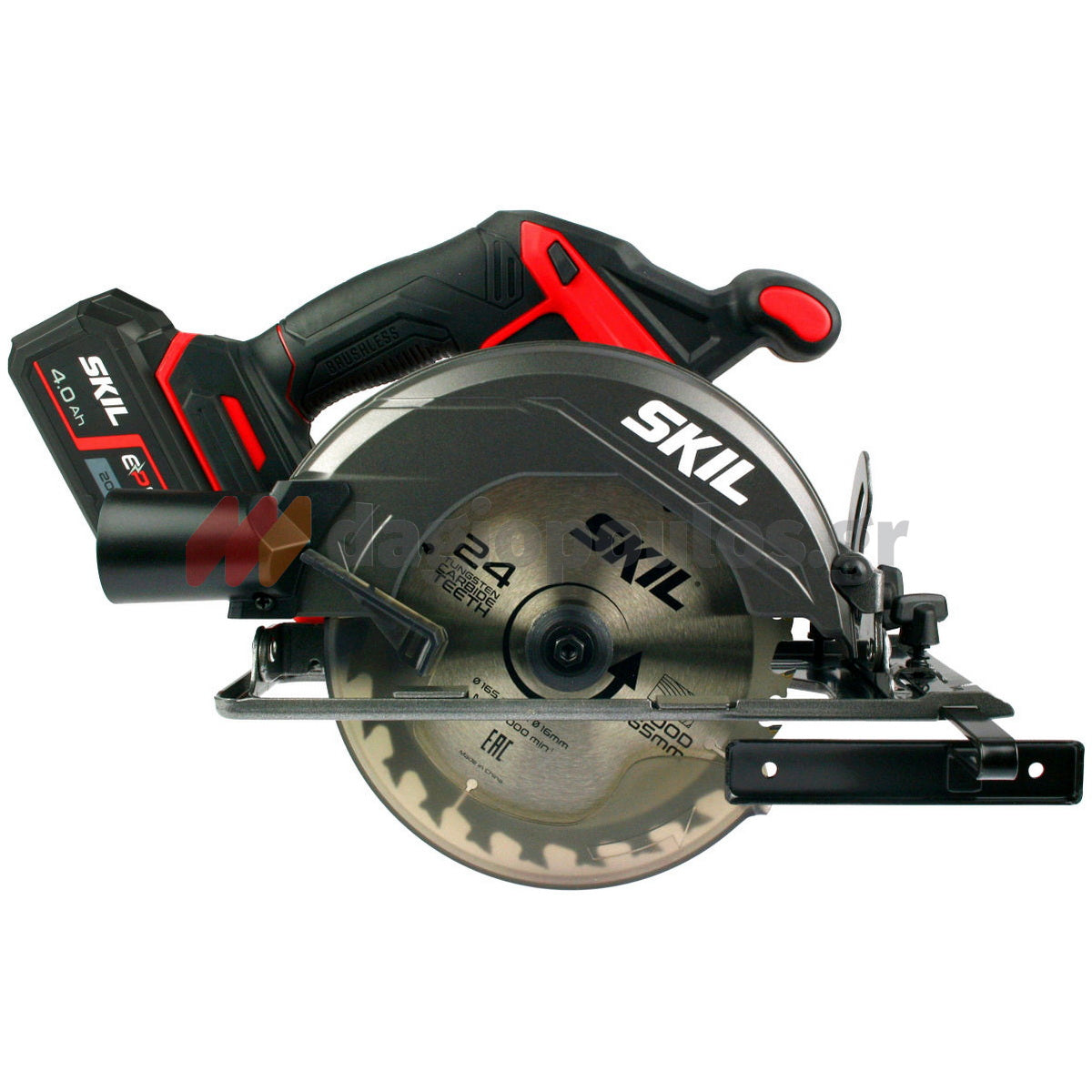 Skil 3550 CA 20V Max Brushless Δισκοπρίονο Μπαταρίας 18V Li-Ion 165mm Με 3111 AA Μπαταρία 4.0Ah - Φορτιστή