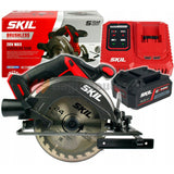 Skil 3550 CA 20V Max Brushless Δισκοπρίονο Μπαταρίας 18V Li-Ion 165mm Με 3111 AA Μπαταρία 4.0Ah - Φορτιστή