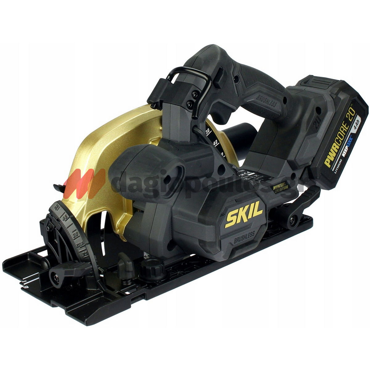 Skil 3575 DB 20V Brushless Δισκοπρίονο Μπαταρίας 18V Li-Ion 184mm Με Μπαταρία 4.0Ah