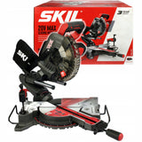 Skil 3590 CA 20V Max Φαλτσοπρίονο Πάγκου Συρόμενο (Radial) Μπαταρίας 18V Li-Ion 216mm Με 2 Μπαταρίες 4.0Ah