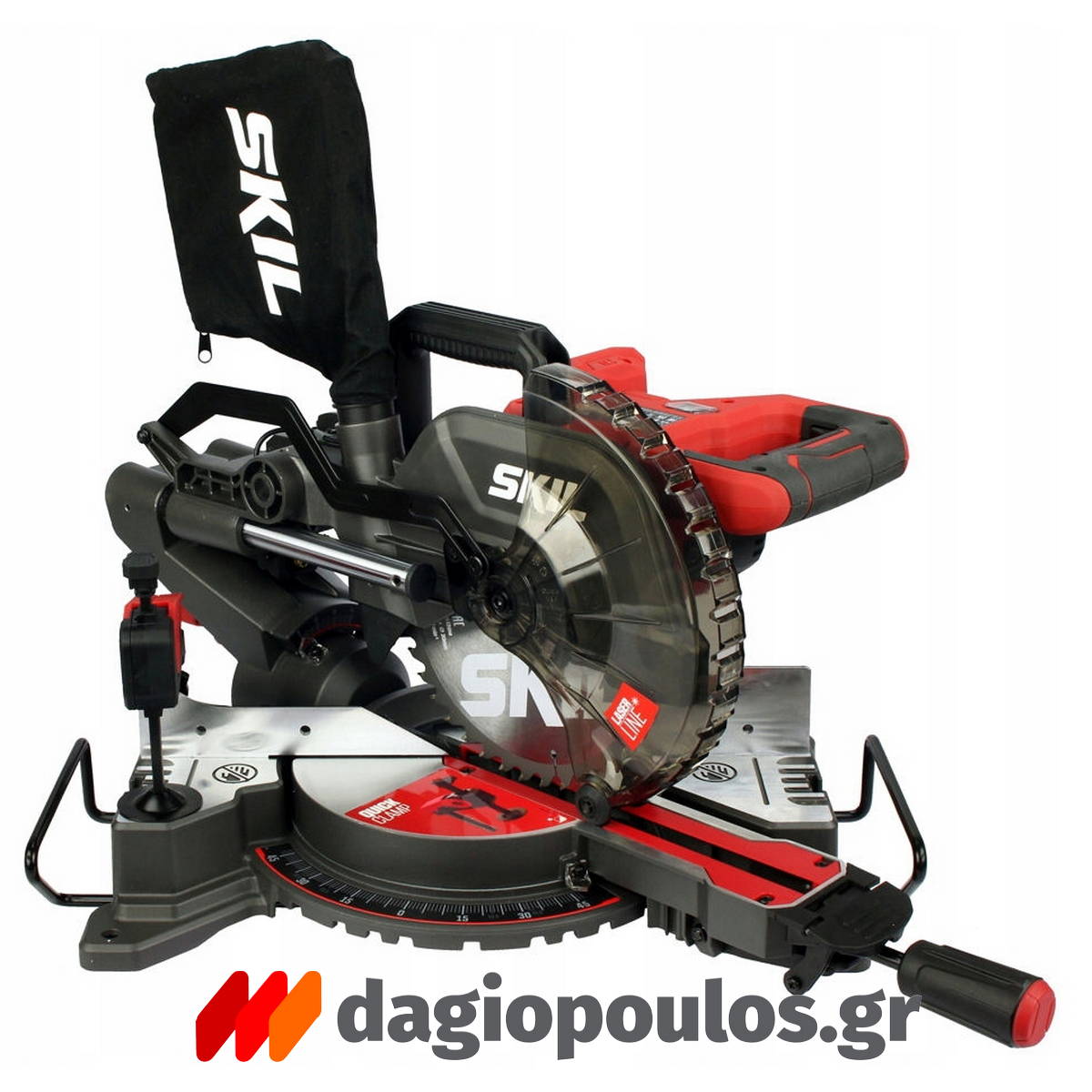 Skil 3590 CA 20V Max Φαλτσοπρίονο Πάγκου Συρόμενο (Radial) Μπαταρίας 18V Li-Ion 216mm SOLO