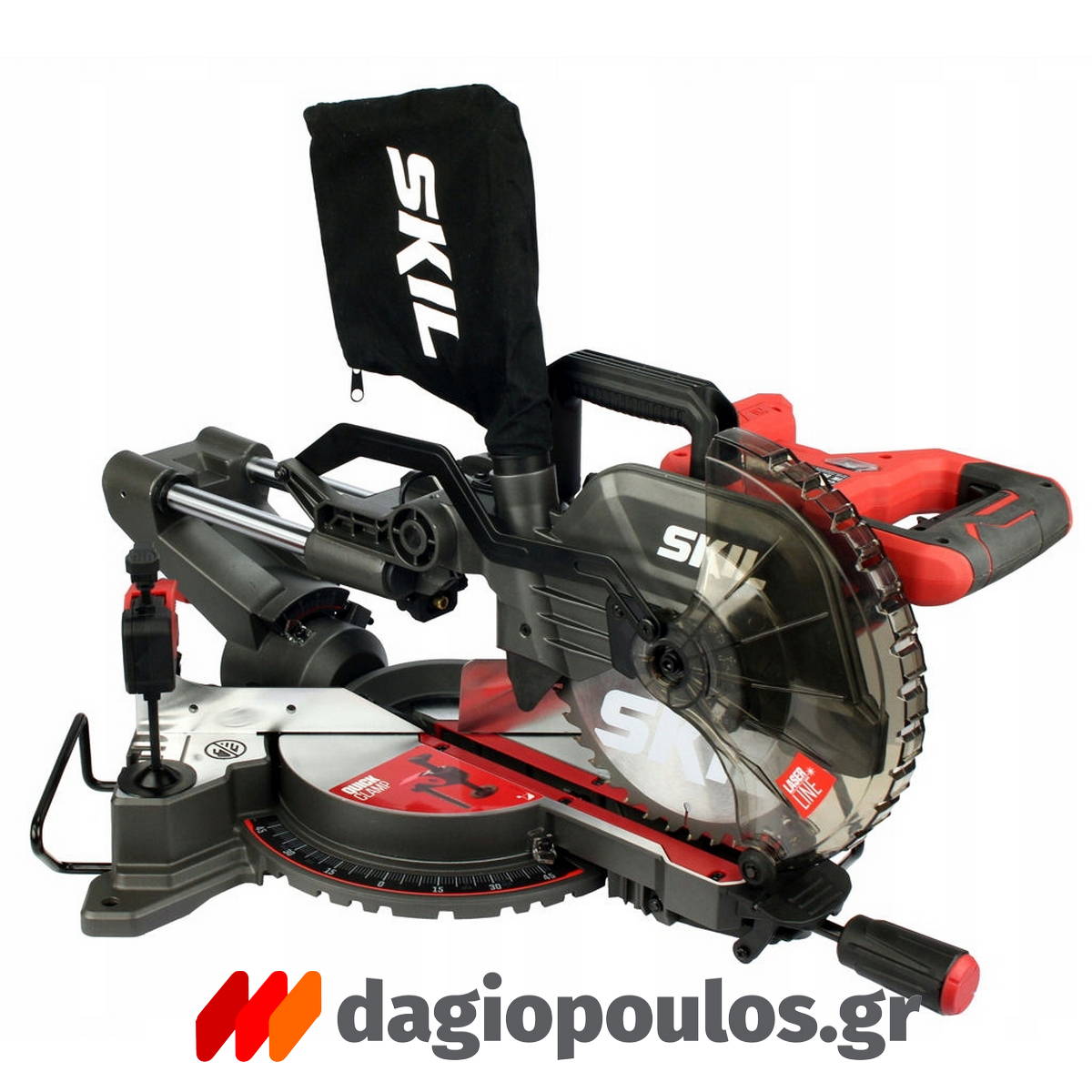 Skil 3590 CA 20V Max Φαλτσοπρίονο Πάγκου Συρόμενο (Radial) Μπαταρίας 18V Li-Ion 216mm SOLO