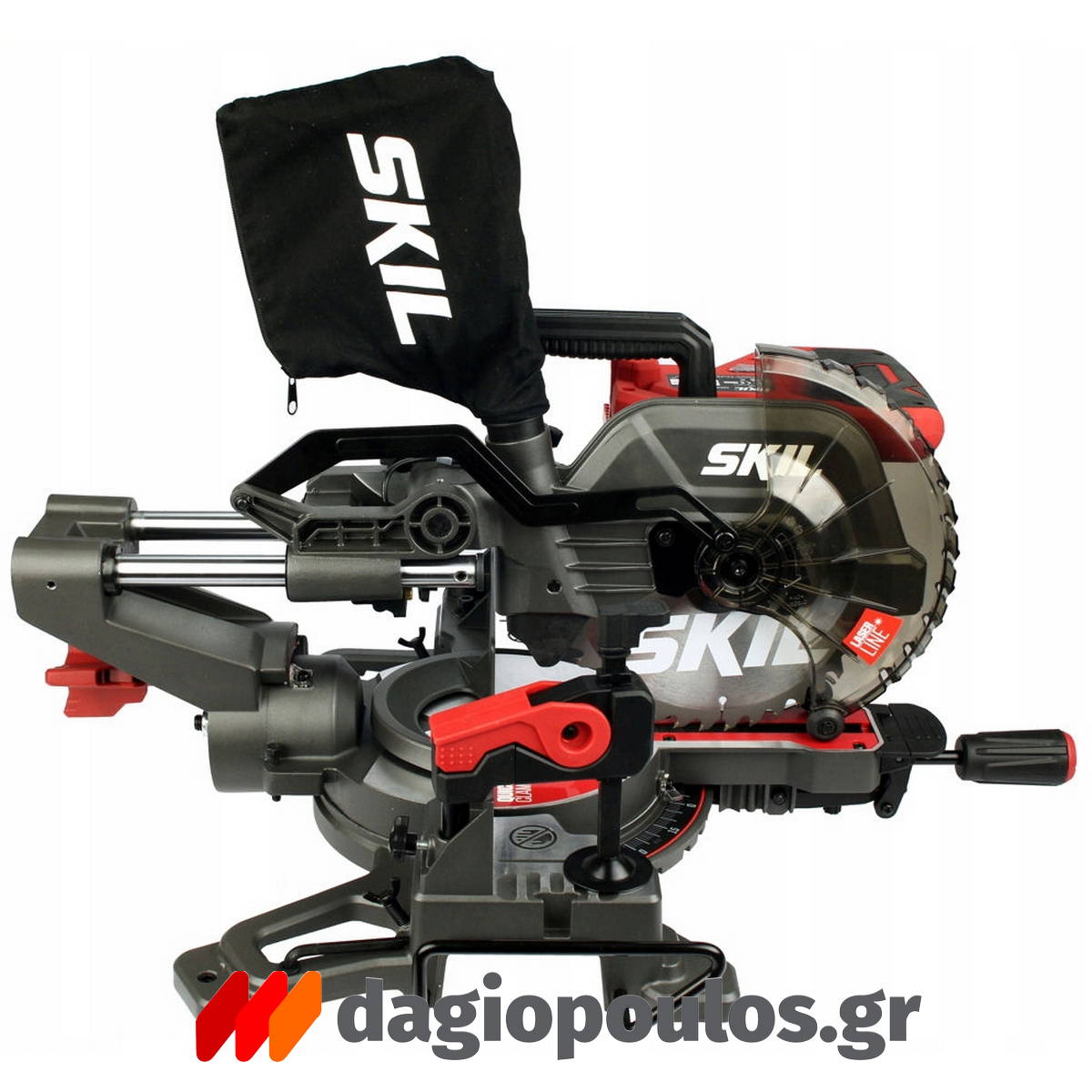 Skil 3590 CA 20V Max Φαλτσοπρίονο Πάγκου Συρόμενο (Radial) Μπαταρίας 18V Li-Ion 216mm SOLO