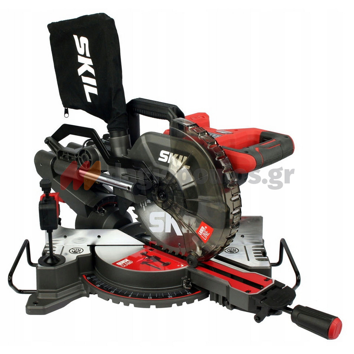 Skil 3590 CA 20V Max Φαλτσοπρίονο Πάγκου Συρόμενο (Radial) Μπαταρίας 18V Li-Ion 216mm Με 2 Μπαταρίες 4.0Ah