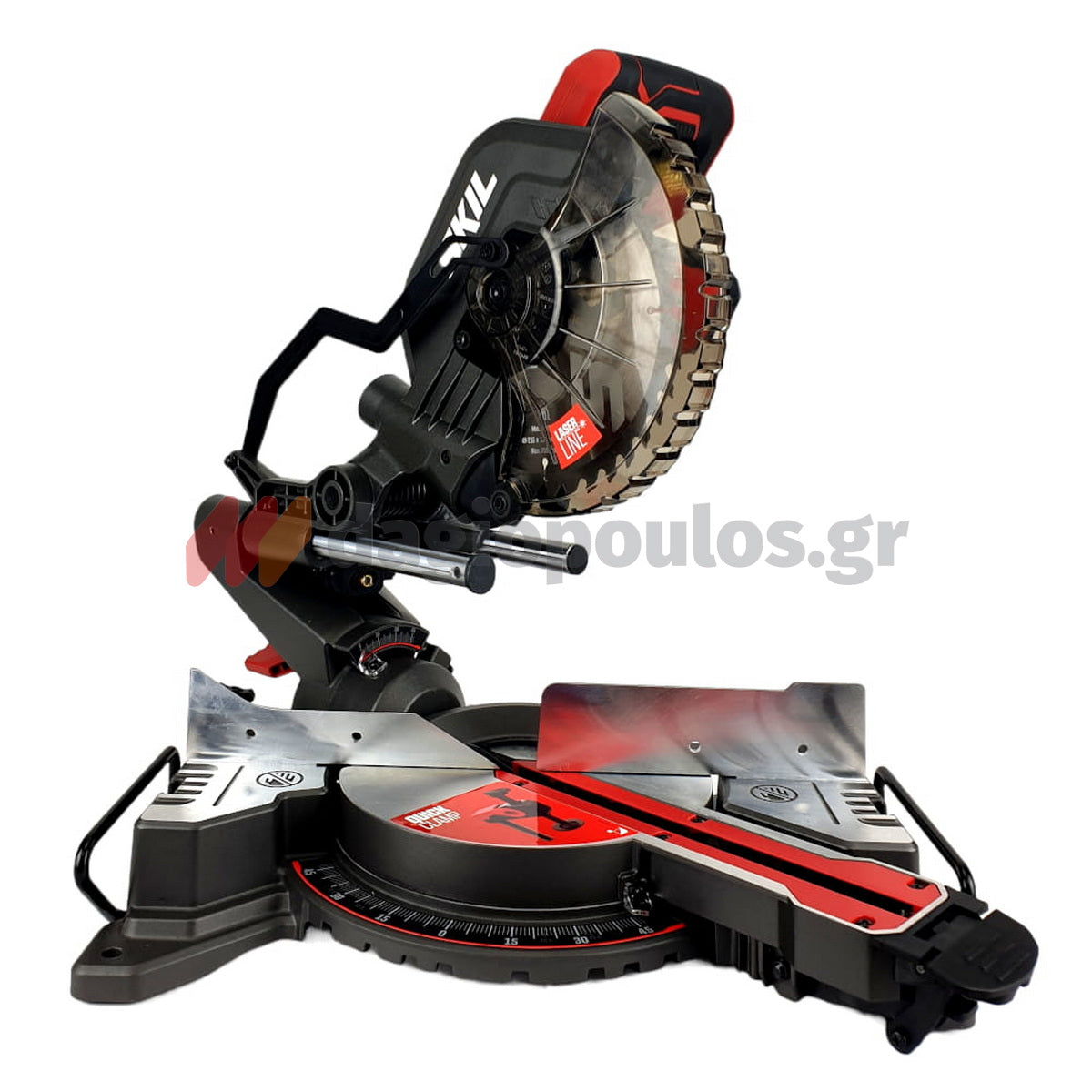 Skil 3590 CA 20V Max Φαλτσοπρίονο Πάγκου Συρόμενο (Radial) Μπαταρίας 18V Li-Ion 216mm Με 2 Μπαταρίες 4.0Ah