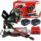Skil 3590 CA 20V Max Φαλτσοπρίονο Πάγκου Συρόμενο (Radial) Μπαταρίας 18V Li-Ion 216mm Με 2 Μπαταρίες 4.0Ah