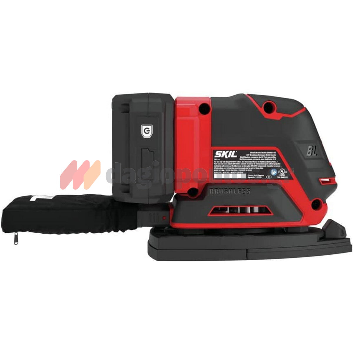 Skil 3720 CD 20V Max Brushless Πολυτριβείο Παλμικό Μπαταρίας 18V Li-Ion SOLO