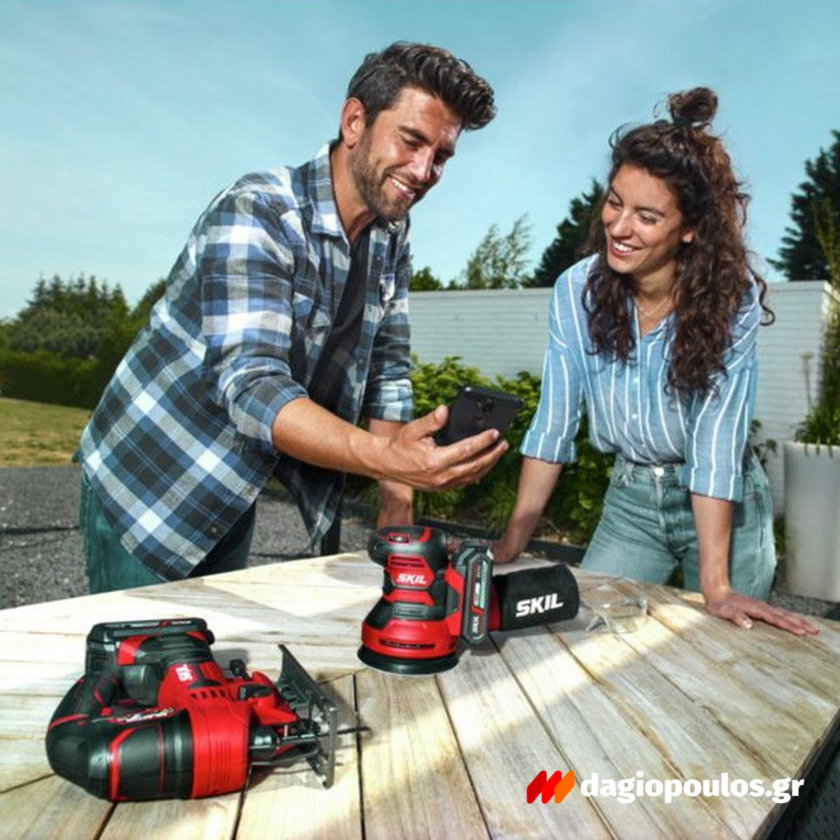 Skil 3745 CA 20V Max Έκκεντρο Περιστροφικό Τριβείο Μπαταρίας 18V Li-Ion 125mm SOLO