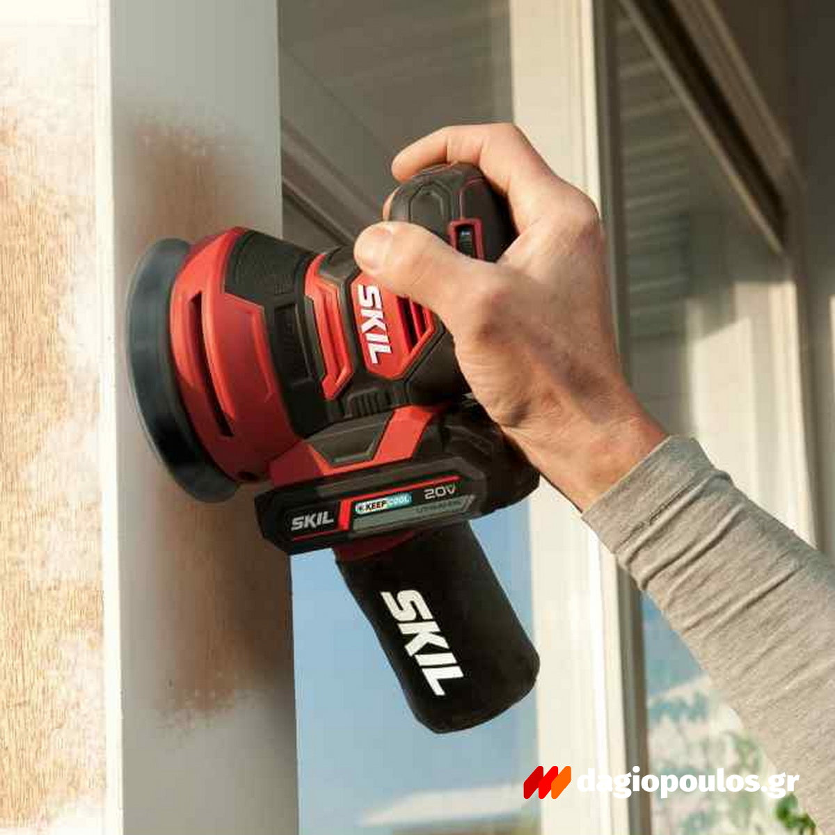 Skil 3745 CA 20V Max Έκκεντρο Περιστροφικό Τριβείο Μπαταρίας 18V Li-Ion 125mm SOLO