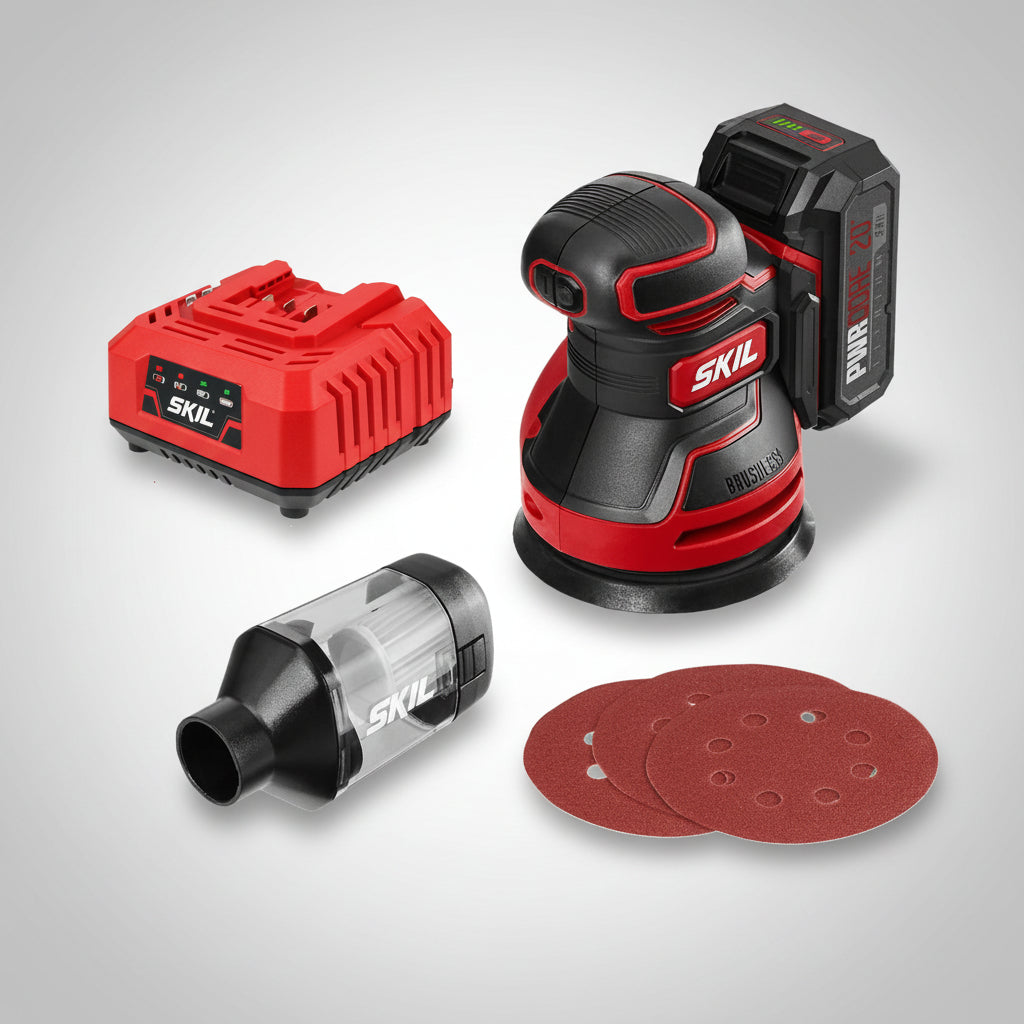 Skil 3750 FA 20V Max Brushless Έκκεντρο Περιστροφικό Τριβείο Μπαταρίας 18V Li-Ion 125mm Με Μπαταρία 2.5Ah