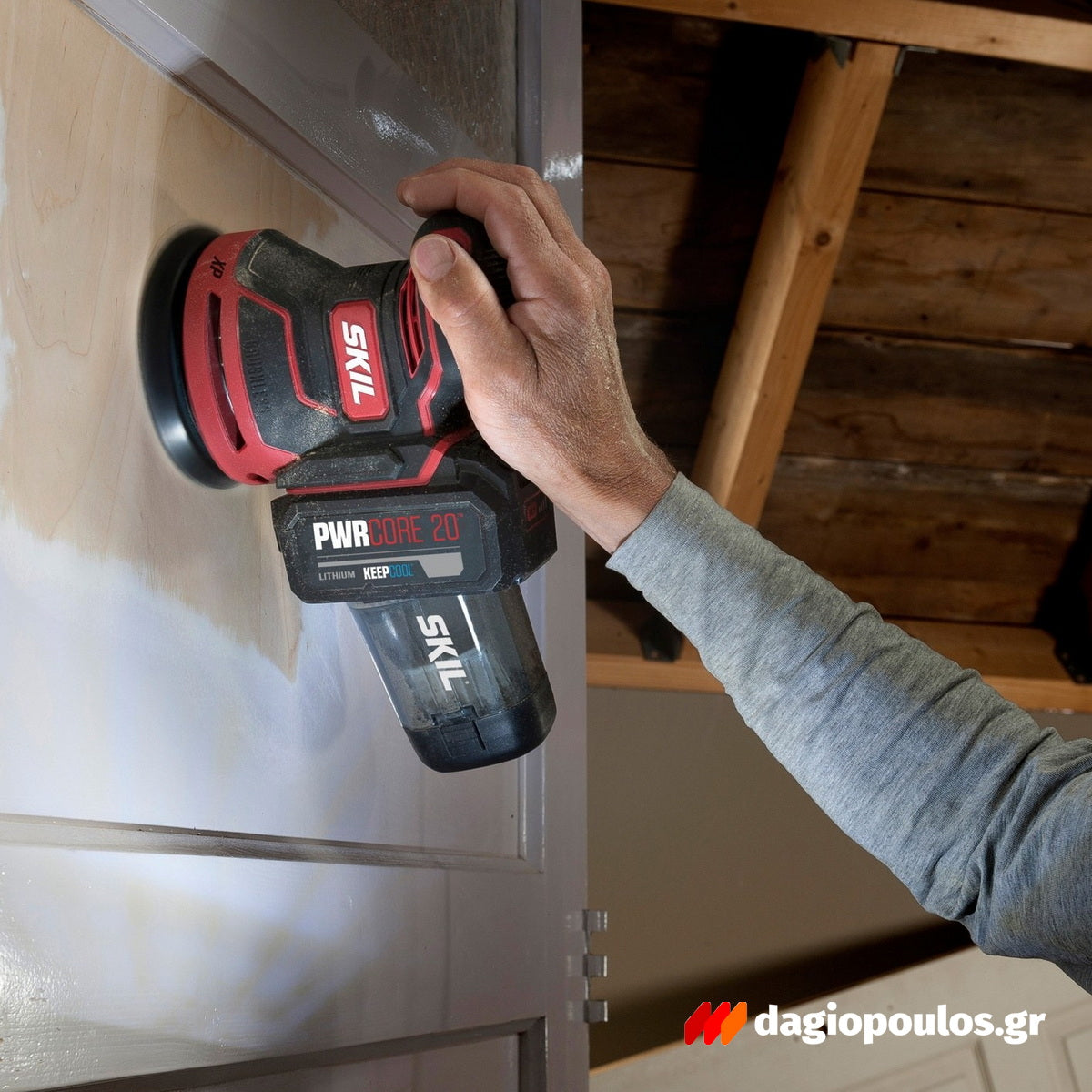Skil 3750 FA 20V Max Brushless Έκκεντρο Περιστροφικό Τριβείο Μπαταρίας 18V Li-Ion 125mm SOLO