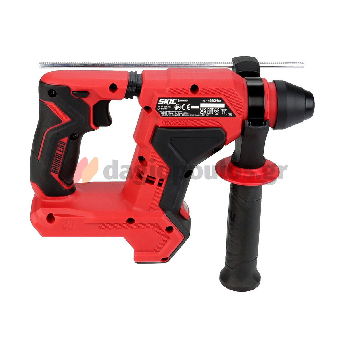 Skil 3821 CA 20V Max Brushless Πνευματικό Περιστροφικό Πιστολέτο Μπαταρίας 18V Li-Ion Με Μπαταρία 4.0Ah
