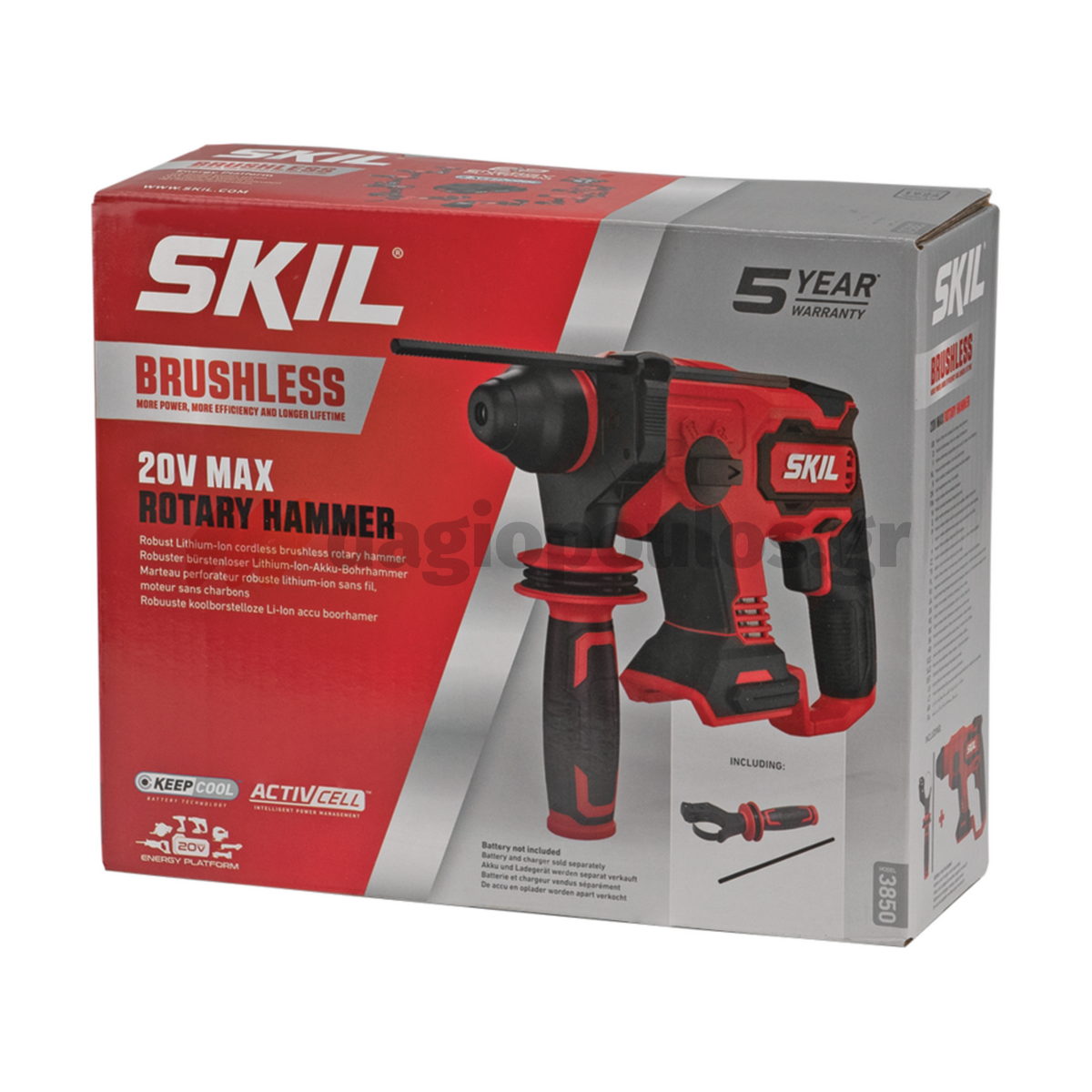 Skil 3850 CA 20V Max SDS Plus Brushless Πνευματικό Περιστροφικό Σκαπτικό Πιστολέτο 20V Li-Ion 2.0J SOLO