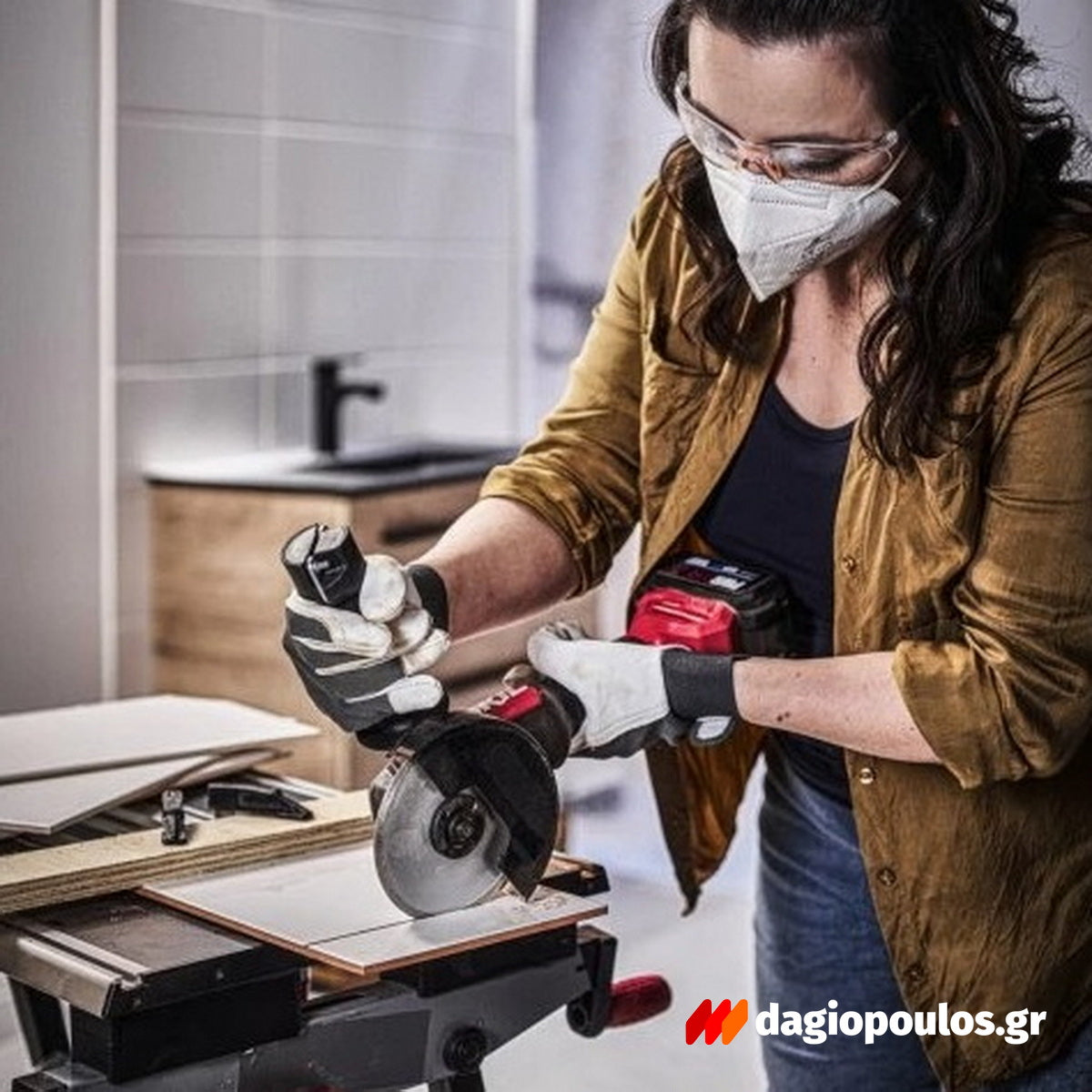 Skil 3923 CA 20V Max Brushless Γωνιακός Τροχός Μπαταρίας 18V Li-Ion 125mm Με 3131 AA  Μπαταρία 4.0Ah - Φορτιστή