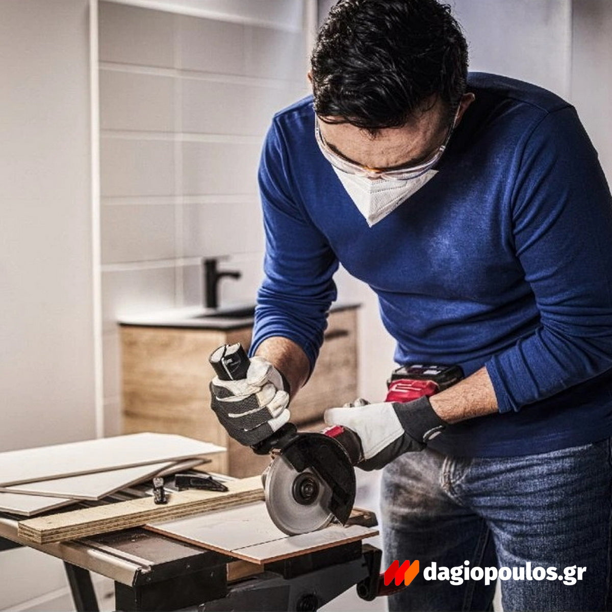 Skil 3923 CA 20V Max Brushless Γωνιακός Τροχός Μπαταρίας 18V Li-Ion 125mm Με 3131 AA  Μπαταρία 4.0Ah - Φορτιστή