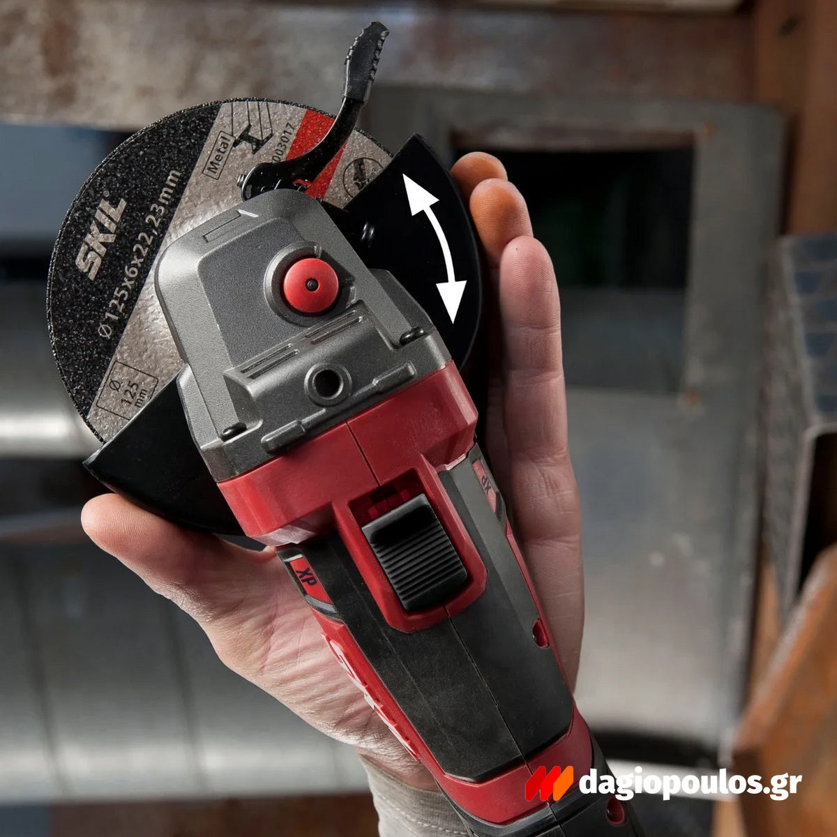 Skil 3930 CB 20V Max Brushless Γωνιακός Τροχός Μπαταρίας 18V Li-Ion 125mm & 3111 AA Μπαταρία 4.0Ah Ταχυφορτιστής