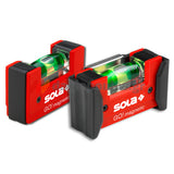 Sola GO Magnetic Μαγνητικό Αλφάδι Τσέπης 6cm Με Θήκη & Clip