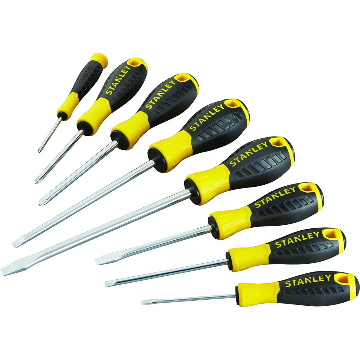 Stanley STHT0-60210 Essential Cushion Grip Συλλογή Κατσαβίδια Σετ 8 Τεμ