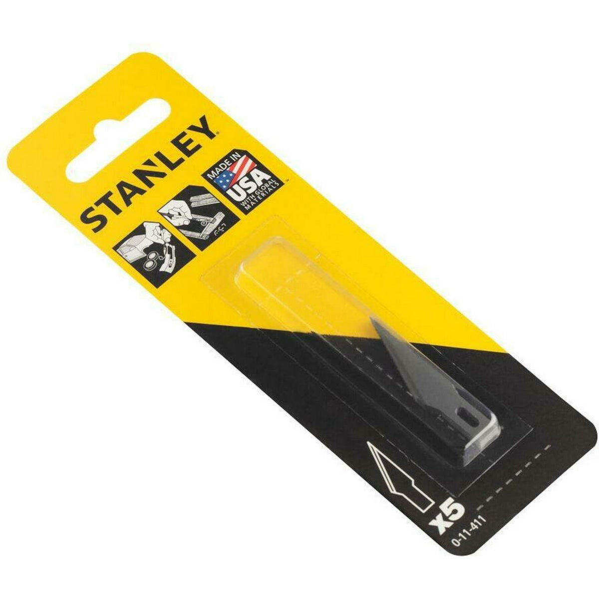 Stanley 0-11-411 Fatmax Συλλογή Λεπίδες (Λάμες) Ανταλλακτικές Ξυραφιού Νυστέρια Σετ 5 Τεμ