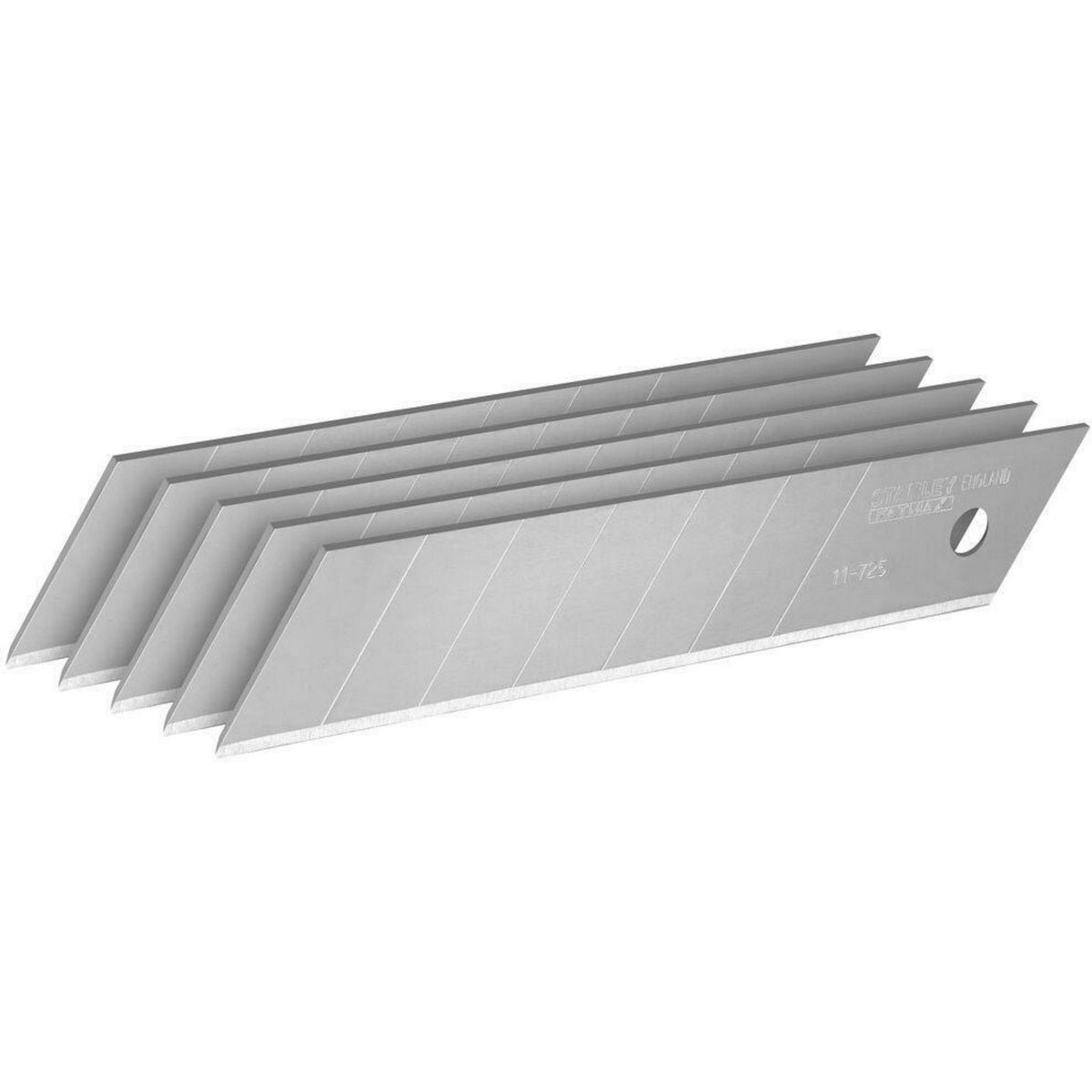 Stanley 0-11-725 Fatmax Συλλογή Λεπίδες (Λάμες) Ανταλλακτικές Ξυραφιού (Φαλτσέτας) 25mm Σετ 5 Τεμ