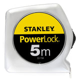 Stanley 1-33-194 Powerlock Μέτρο Ρολό (Μετροταινία) 5mtr x 19mm