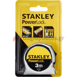 Stanley 0-33-522 Micro Powerlock Μέτρο Ρολό (Μετροταινία) 3mtr x 19mm