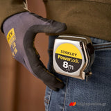 Stanley 1-33-198 Powerlock Μέτρο Ρολό (Μετροταινία) 8mtr x 25mm