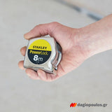 Stanley 1-33-198 Powerlock Μέτρο Ρολό (Μετροταινία) 8mtr x 25mm