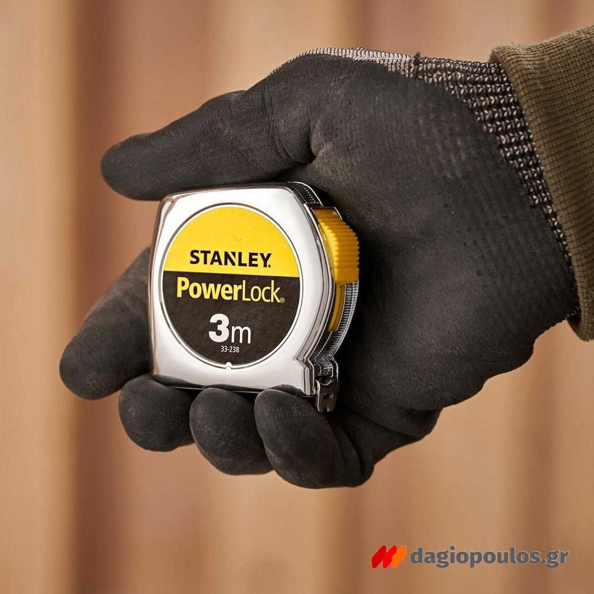 Stanley 1-33-238 Powerlock Μέτρο Ρολό (Μετροταινία) 3mtr x 13mm