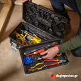 Stanley 1-95-618 Fatmax®Γκρι Μεταλλική Πλαστική Εργαλειοθήκη 20" 19.6Ltr