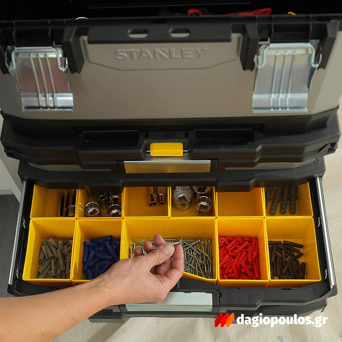 Stanley 1-95-622 Fatmax® Επαγγελματική Εργαλειοθήκη - Εργαλειοφόρος Τροχήλατος 20" 63 λίτρων