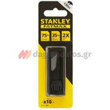 Stanley 2-11-700 Fatmax Συλλογή Λεπίδες (Λάμες) Ανταλλακτικές Ξυραφιού (Φαλτσέτας) Τραπεζοειδείς Σετ 10 Τεμ