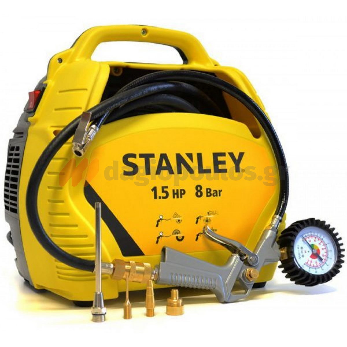 Stanley 8215190STN595 Αεροσυμπιεστής Κομπρεσέρ Αέρα Συνεχούς Ροής 1.5Hp