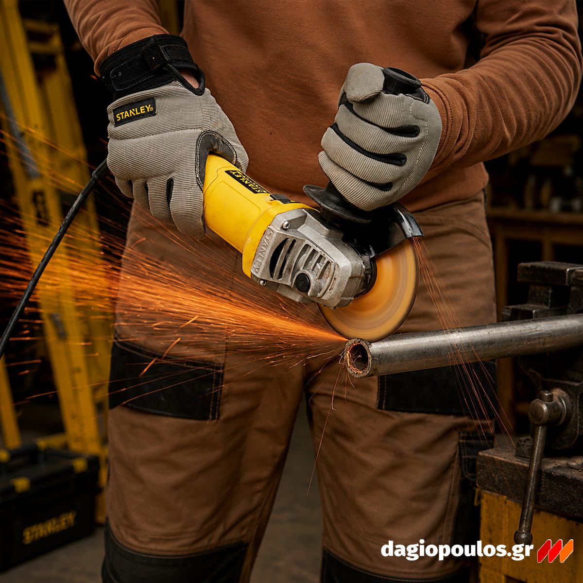 Stanley FMEG615-QS Ηλεκτρικός Γωνιακός Τροχός 115mm 600W
