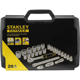 Stanley FMMT82685-1 Συλλογή Μανέλα Καστάνιας - Καρυδάκια 1/2" Σετ 26 Τεμ