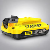 Stanley SFMCB121D1-QS Fatmax V20 Συλλογή Φορτιστής Με Μπαταρία 18V Li-Ion 2.0Ah - Αντάπτορας