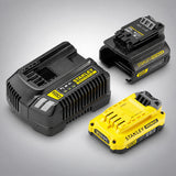 Stanley SFMCB121D1-QS Fatmax V20 Συλλογή Φορτιστής Με Μπαταρία 18V Li-Ion 2.0Ah - Αντάπτορας