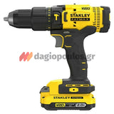 Stanley SFMCD711DSA-QW Fatmax®V20 Κρουστικό Δραπανοκατσάβιδο Μπαταρίας 18V Li-Ion Με 2 Μπαταρίες 2.0Ah & Τσάντα