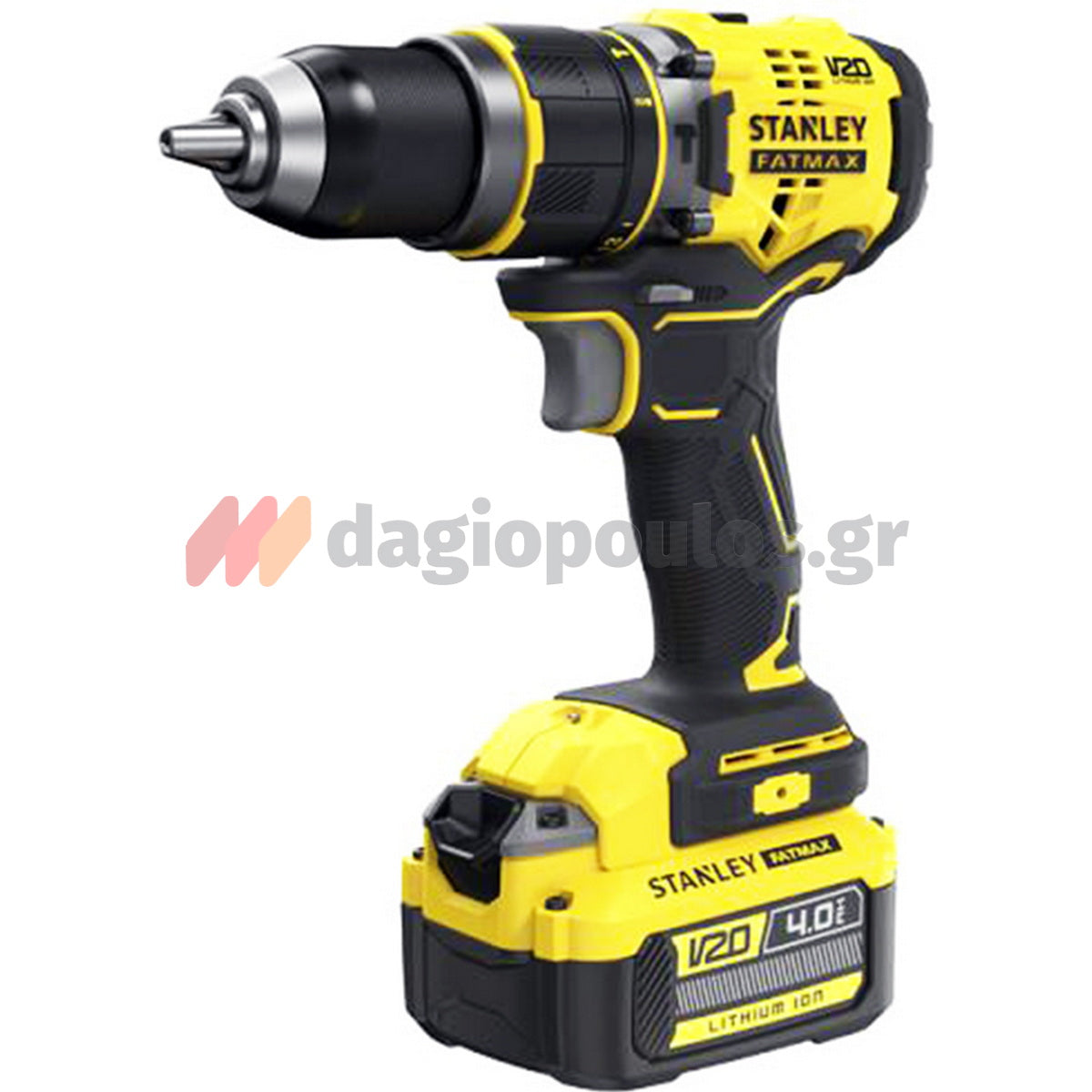Stanley SFMCD721M2K-QW V20 Brushless Κρουστικό Δραπανοκατσάβιδο 18V Με 2 Μπατ.4.0Ah - Φορτιστή - Βαλίτσα