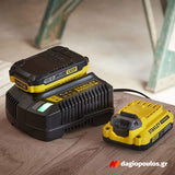 Stanley SFMCD721M2K-QW V20 Brushless Κρουστικό Δραπανοκατσάβιδο 18V Με 2 Μπατ.4.0Ah - Φορτιστή - Βαλίτσα